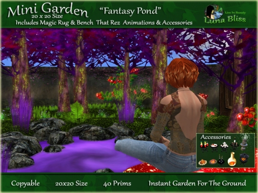 Fantasy Pond Mini Garden